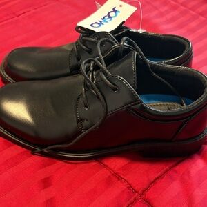 BNWT Josmo Boys Black Dress Shoes Size 1